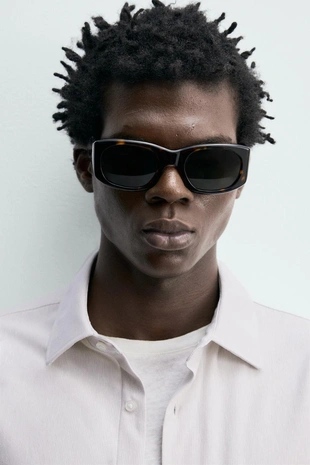 Рубашка Regular Fit в полоску- Заказать в России