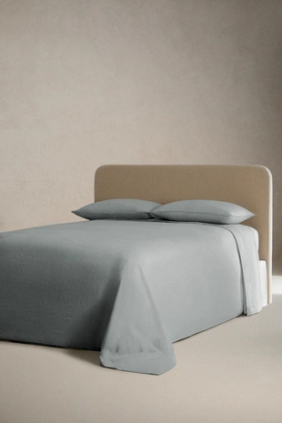 Простынь из мятого льна | высота 30 см (140 г/м²)- Заказать в России