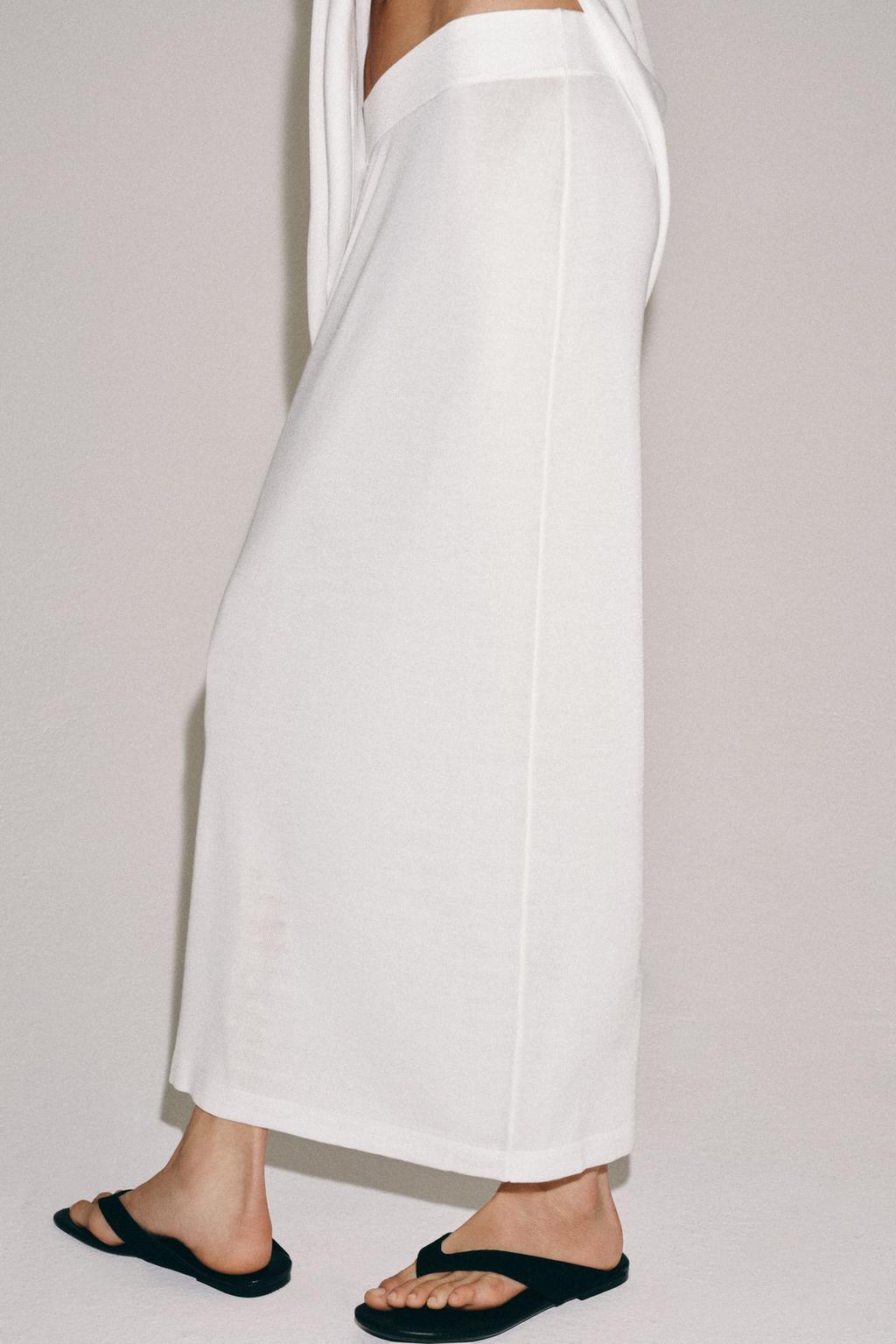 ТРИКОТАЖНАЯ ЮБКА МИДИ