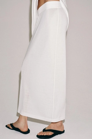 Трикотажная юбка миди- Заказать в России