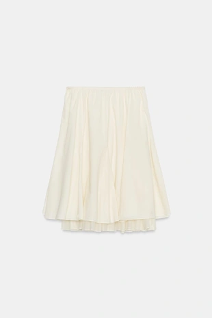 Двухслойная юбка миди- Заказать в России