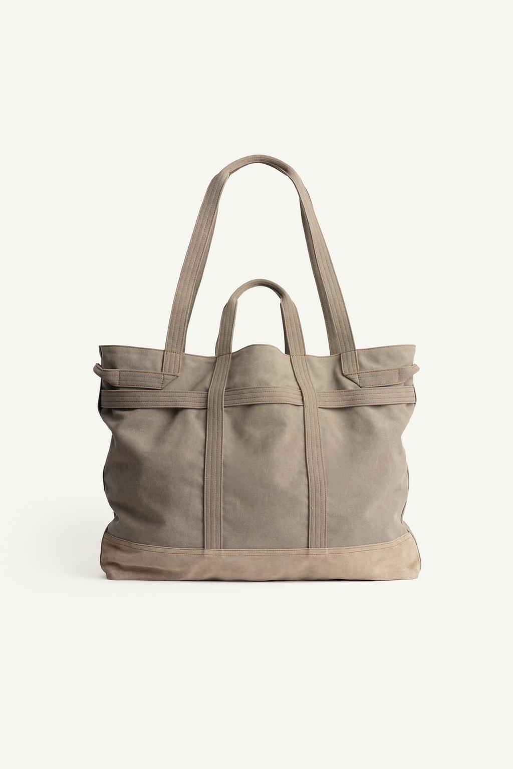 Хлопковая сумка zara