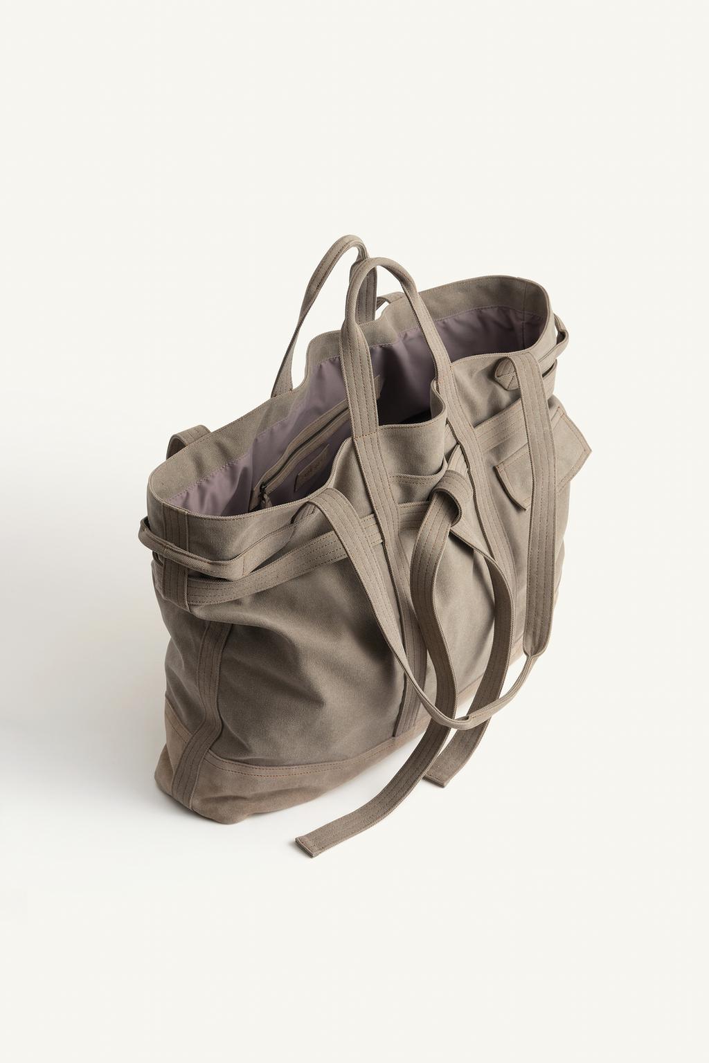 Хлопковая сумка zara