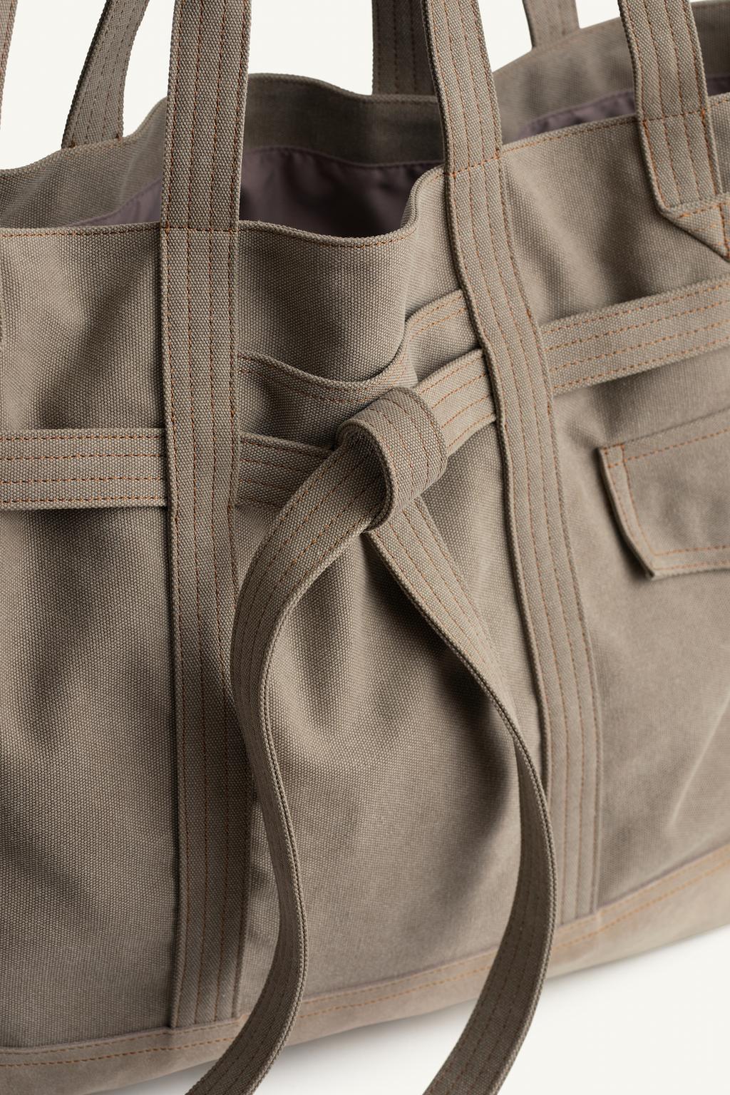 Хлопковая сумка zara