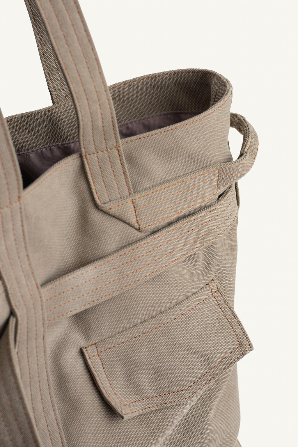 Хлопковая сумка zara