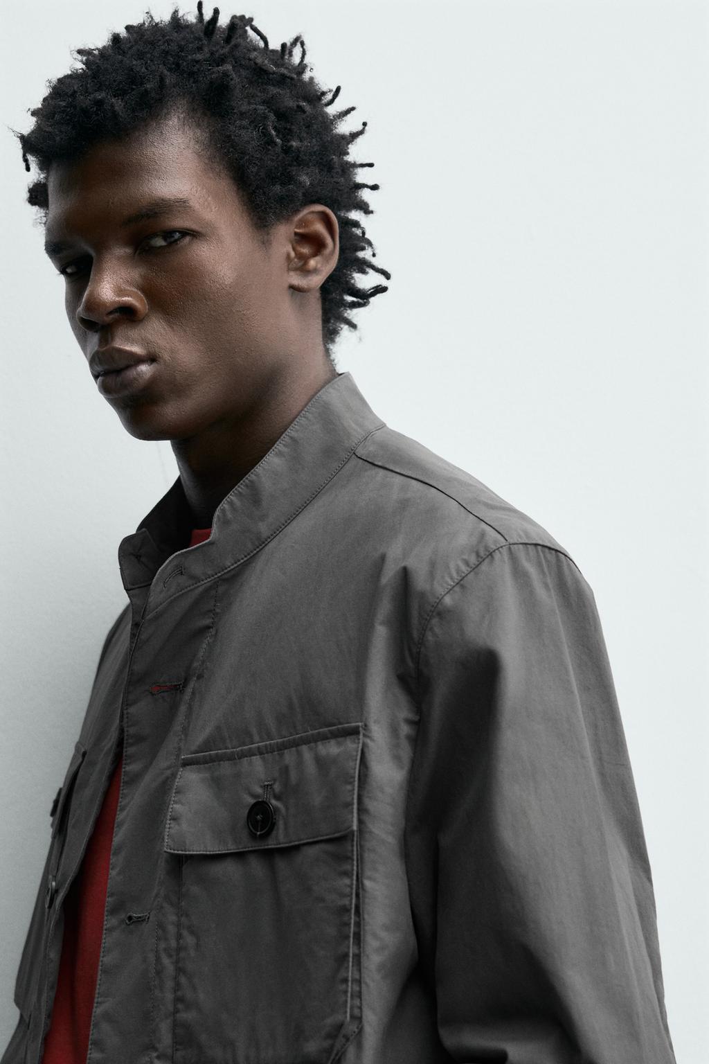 КУРТКА-РУБАШКА ИЗ ХЛОПКА С КАРМАНАМИ