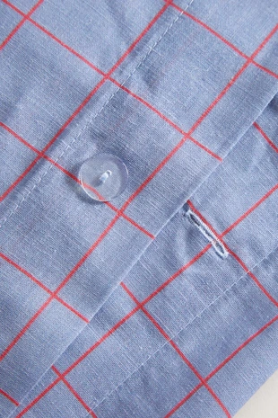 Детское одеяло с клетчатым узором- Заказать в России