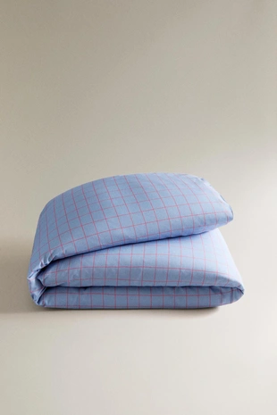 Детское одеяло с клетчатым узором- Заказать в России