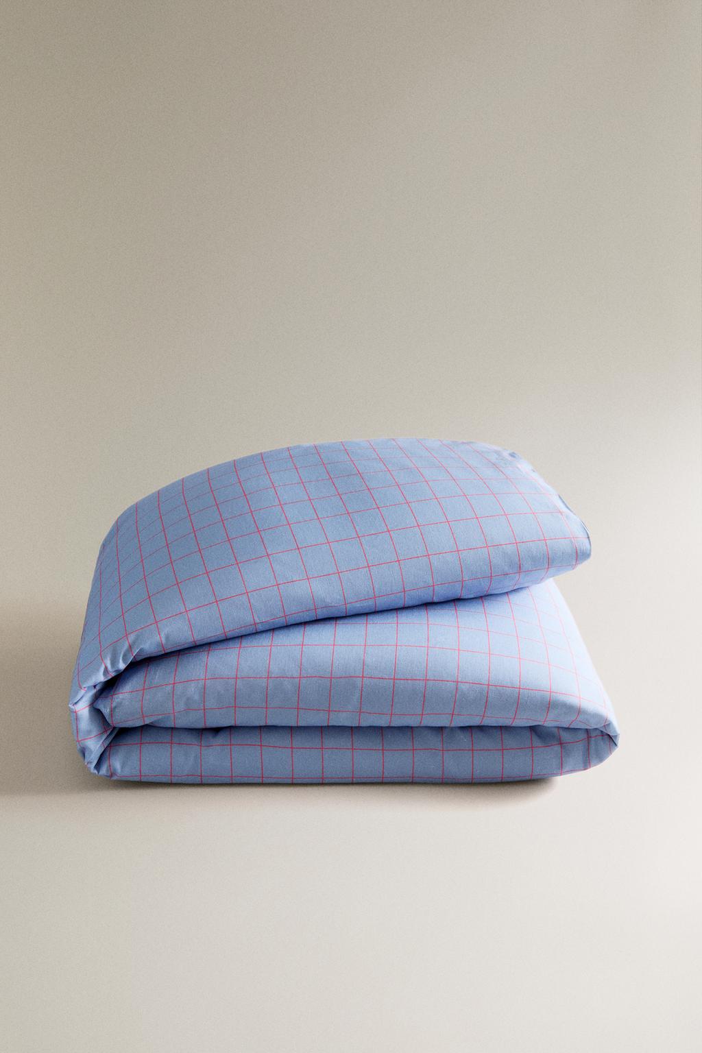 Детское одеяло с клетчатым узором