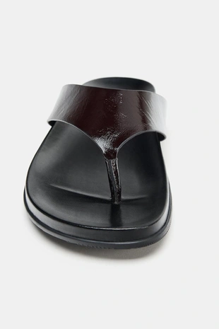 Кожаные сандалии с ремешками- Заказать в России