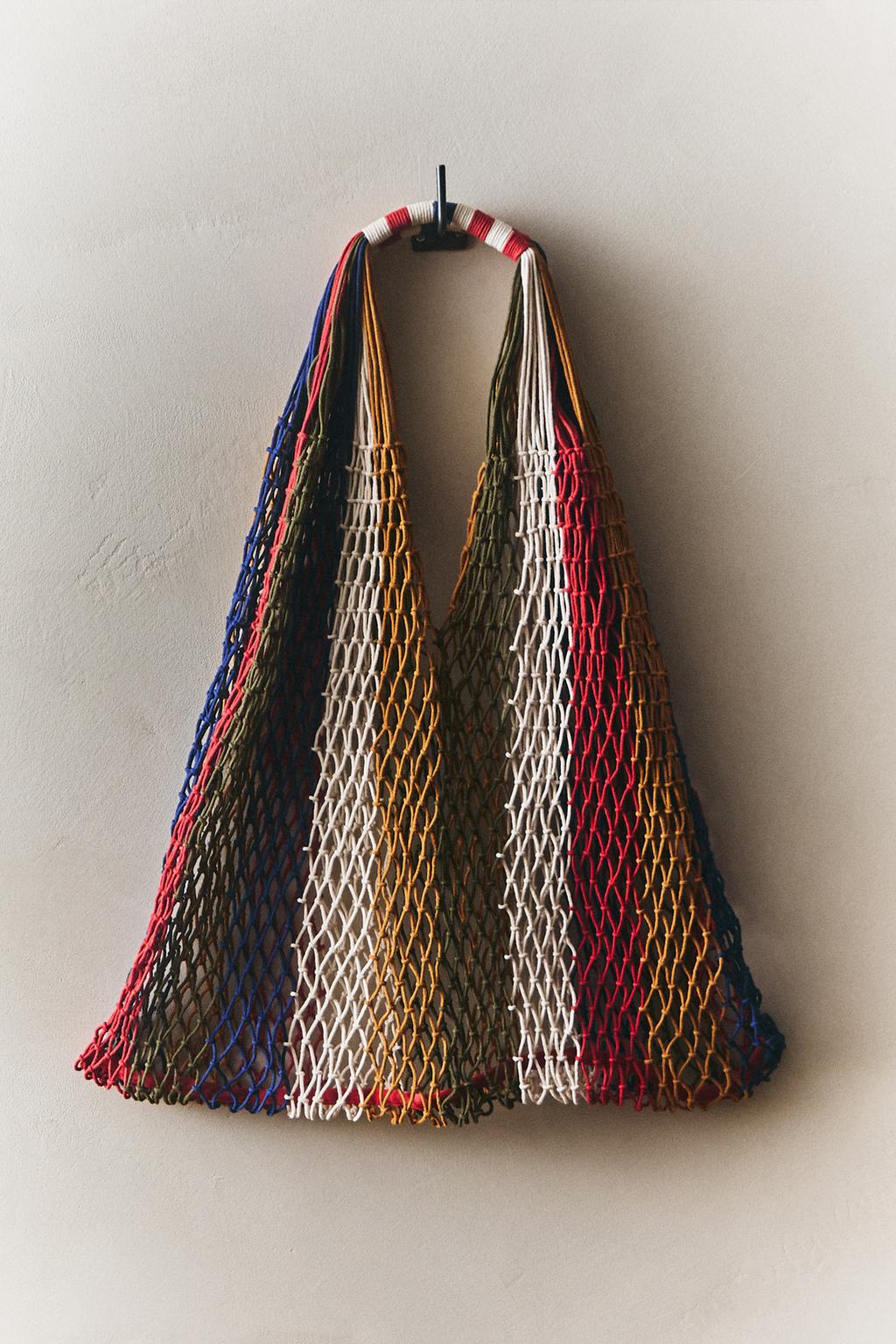 Сетчатая сумка-тоут