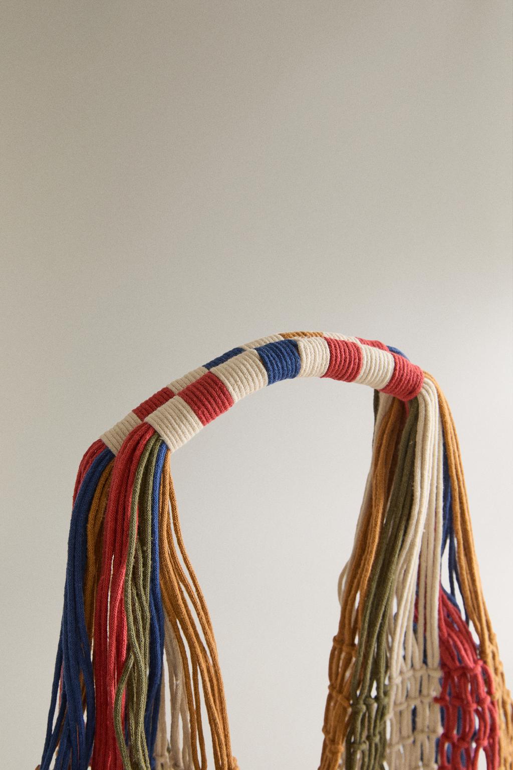 Сетчатая сумка-тоут