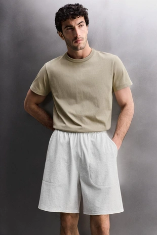 Джоггеры-шорты из хлопка 9 - Заказать в России