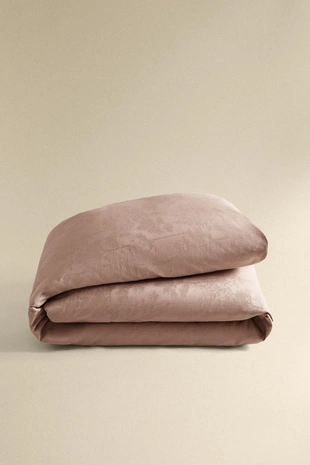 Двуспальное сатиновое одеяло с жаккардовым узором- Заказать в России