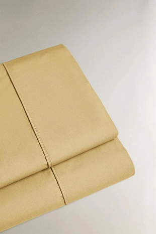 Простынь из сатина с отделкой (300 нитей)- Заказать в России