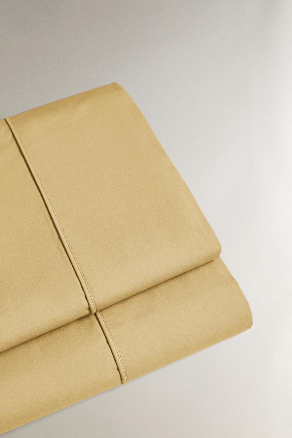 Простынь из сатина с отделкой (300 нитей)