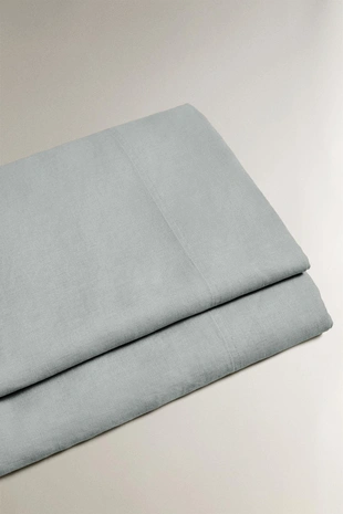 Простынь из мятого льна (140 г/м²)