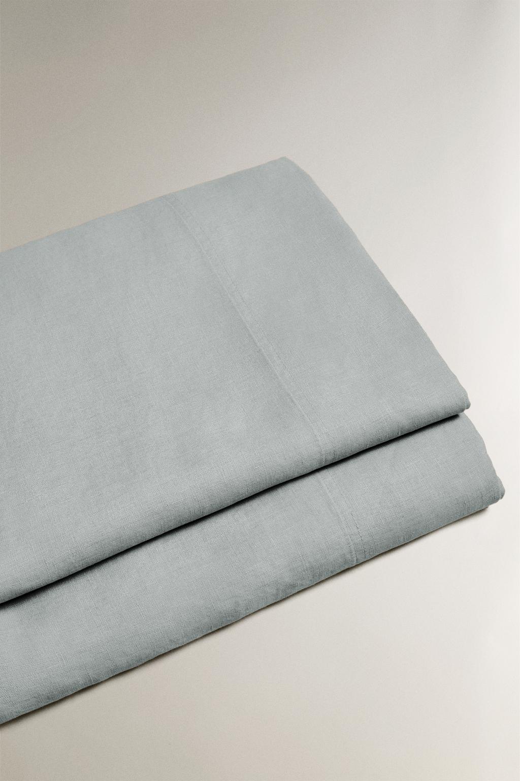 Простынь из мятого льна (140 г/м²)