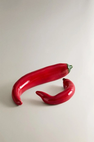 Декоративные керамические перцы (набор из 2 шт.)- Заказать в России