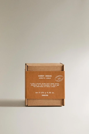 Ароматическая свеча carrot breeze (170 г)- Заказать в России