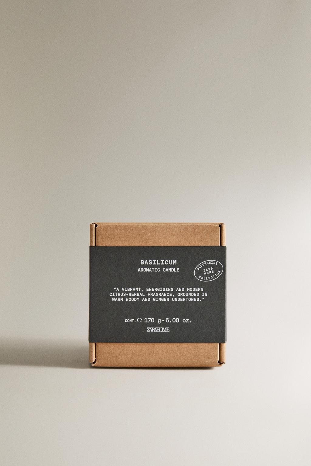 (170 г) ароматическая свеча basilicum