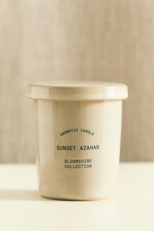 Ароматическая свеча (170 г) с ароматом апельсинового цвета заката- Заказать в России