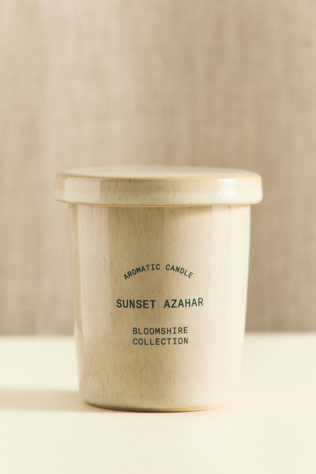 Ароматическая свеча (170 г) с ароматом апельсинового цвета заката