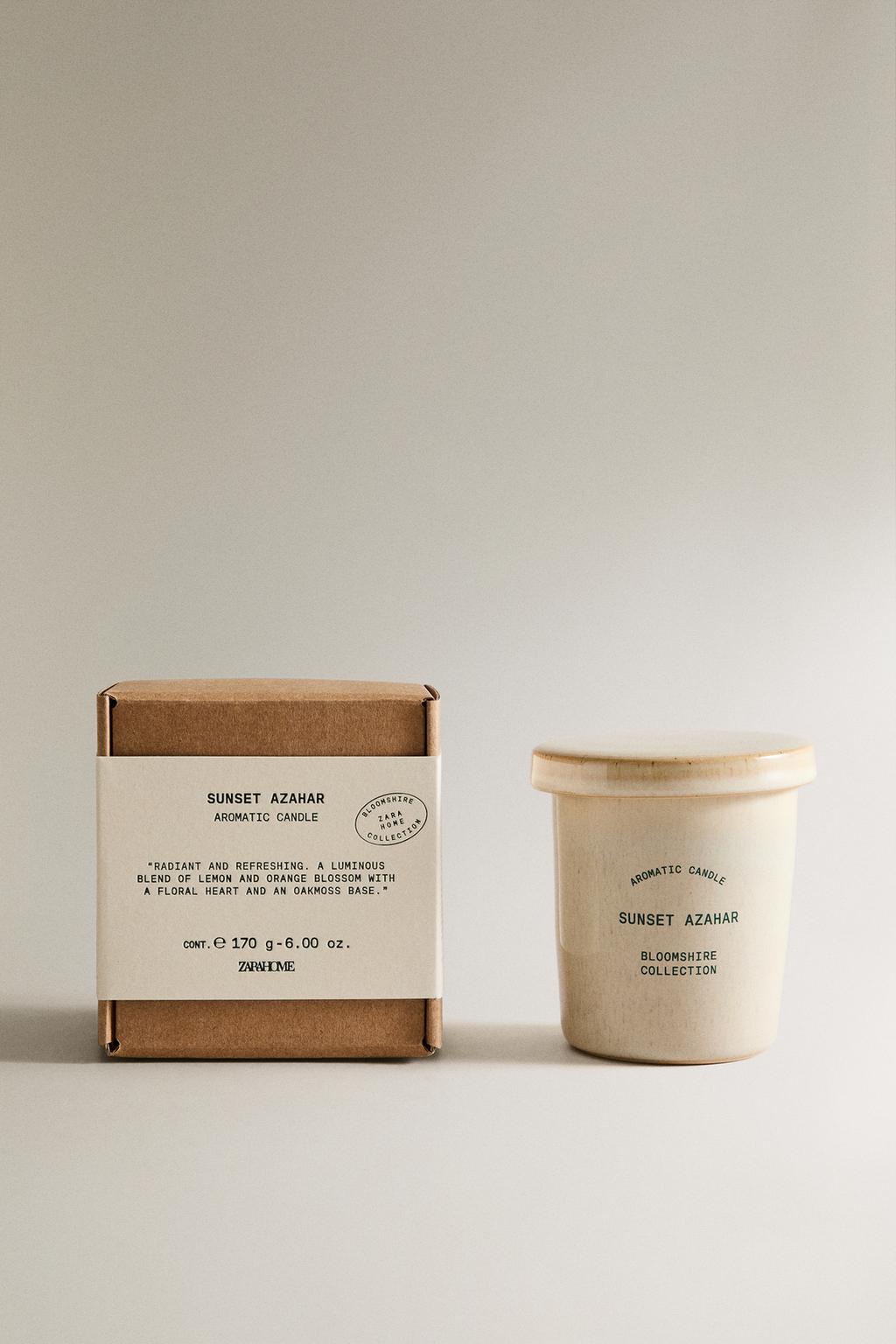 Ароматическая свеча (170 г) с ароматом апельсинового цвета заката