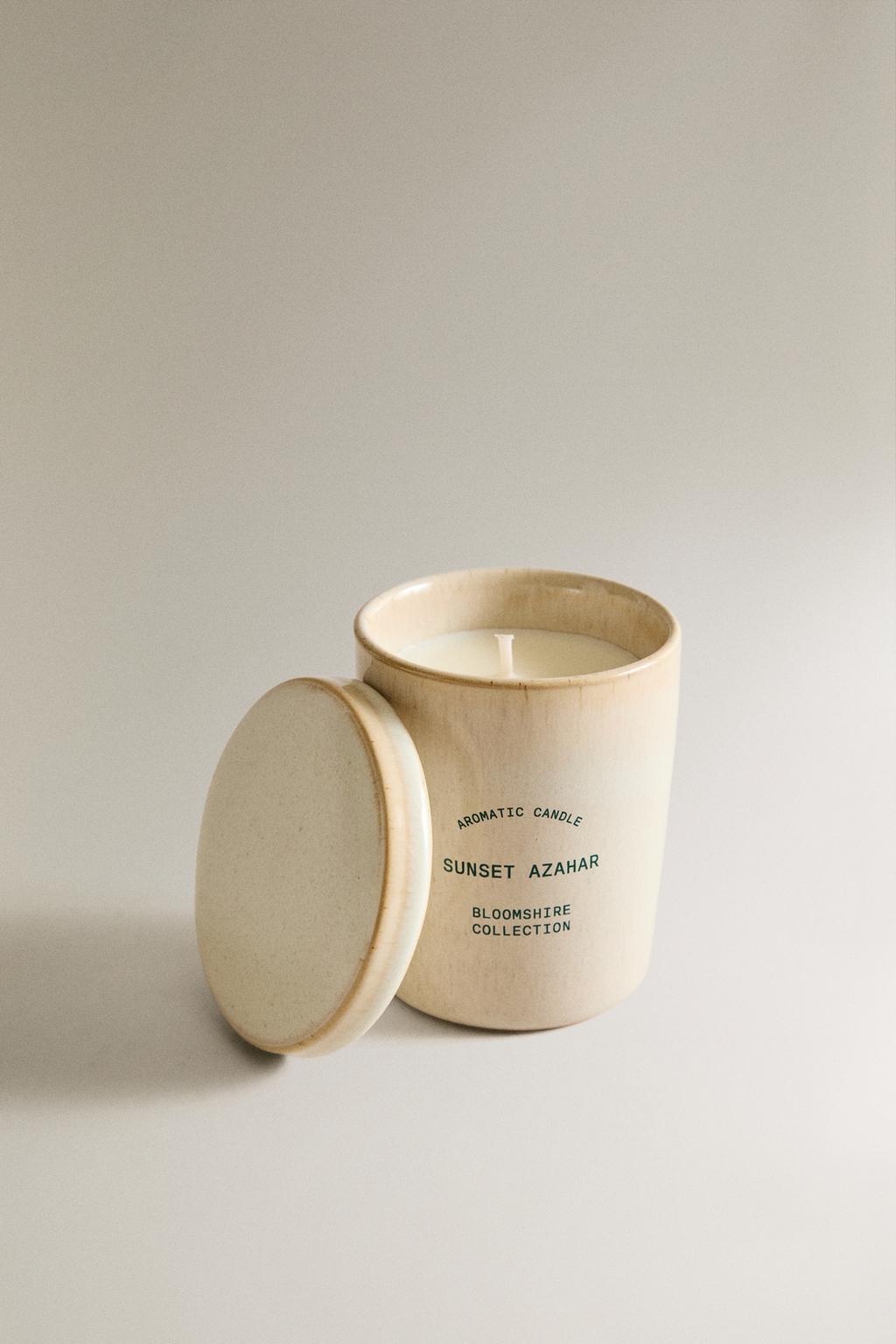 Ароматическая свеча (170 г) с ароматом апельсинового цвета заката