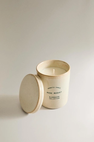 (170 g) ароматическая свеча роза и лилия долины- Заказать в России