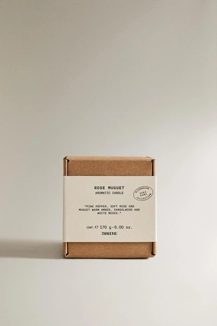 (170 g) ароматическая свеча роза и лилия долины- Заказать в России