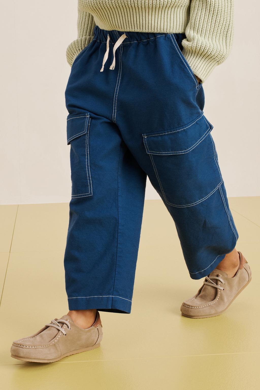 Грузовые брюки с эластичным поясом