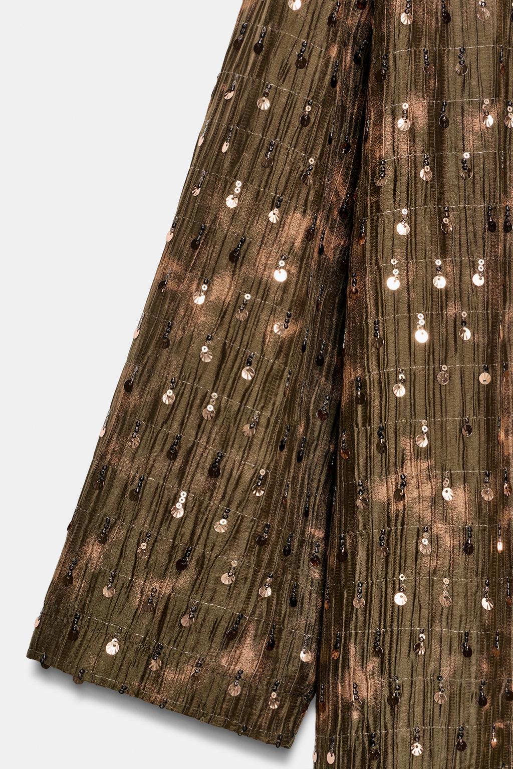 ДЛИННОЕ КИМОНО С ПАЙЕТКАМИ