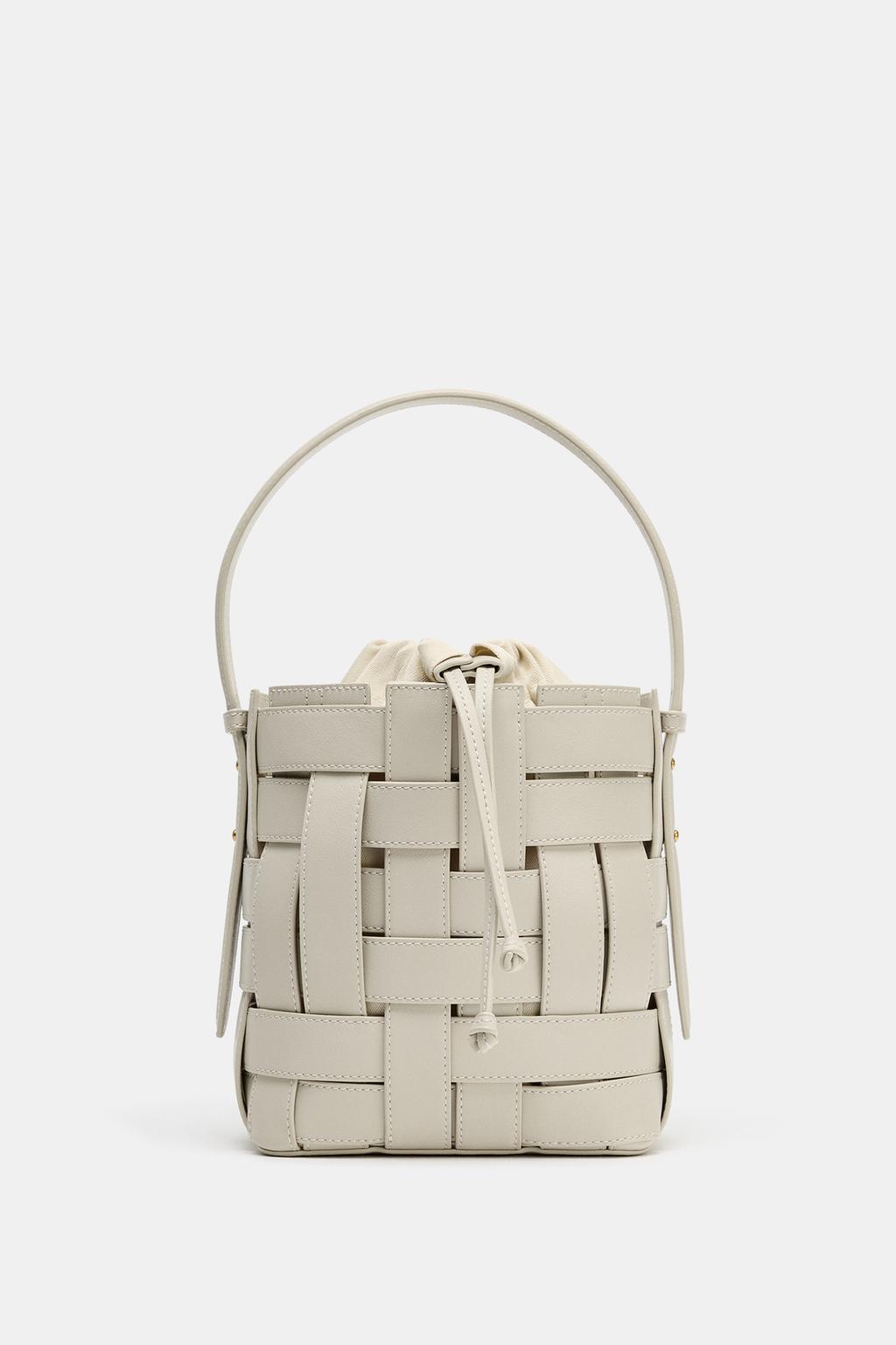 ПЛЕТЕНАЯ СУМКА С ПЛЕЧЕВЫМ РЕМНЕМ