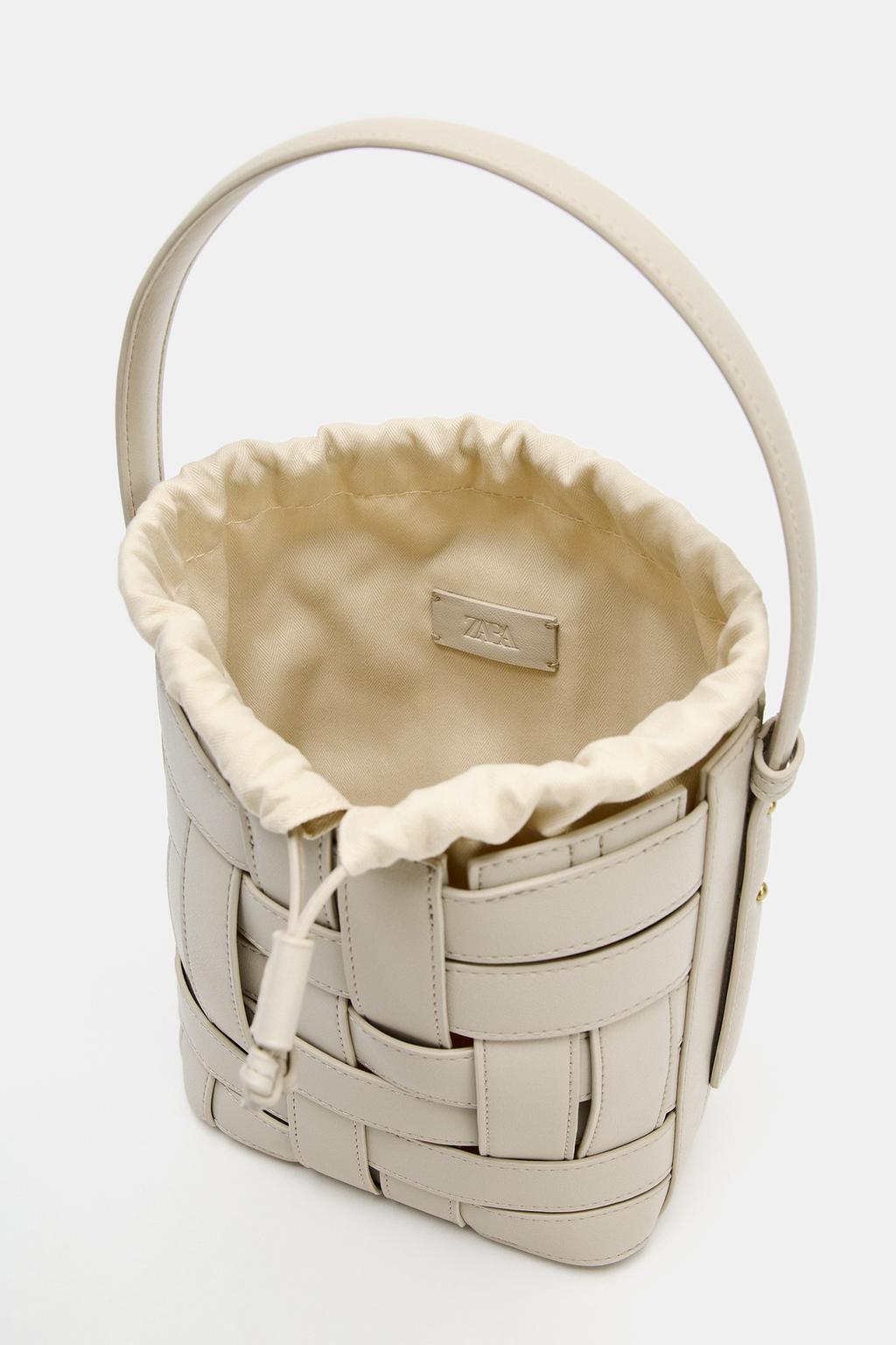 ПЛЕТЕНАЯ СУМКА С ПЛЕЧЕВЫМ РЕМНЕМ