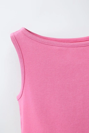 Однотонный топ из модала