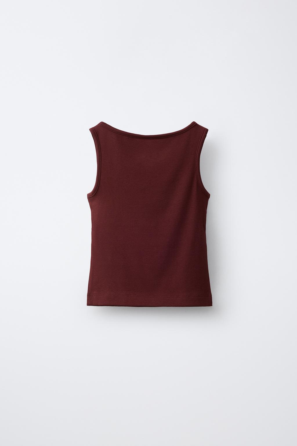 ОДНОТОННЫЙ ТОП ИЗ МОДАЛА