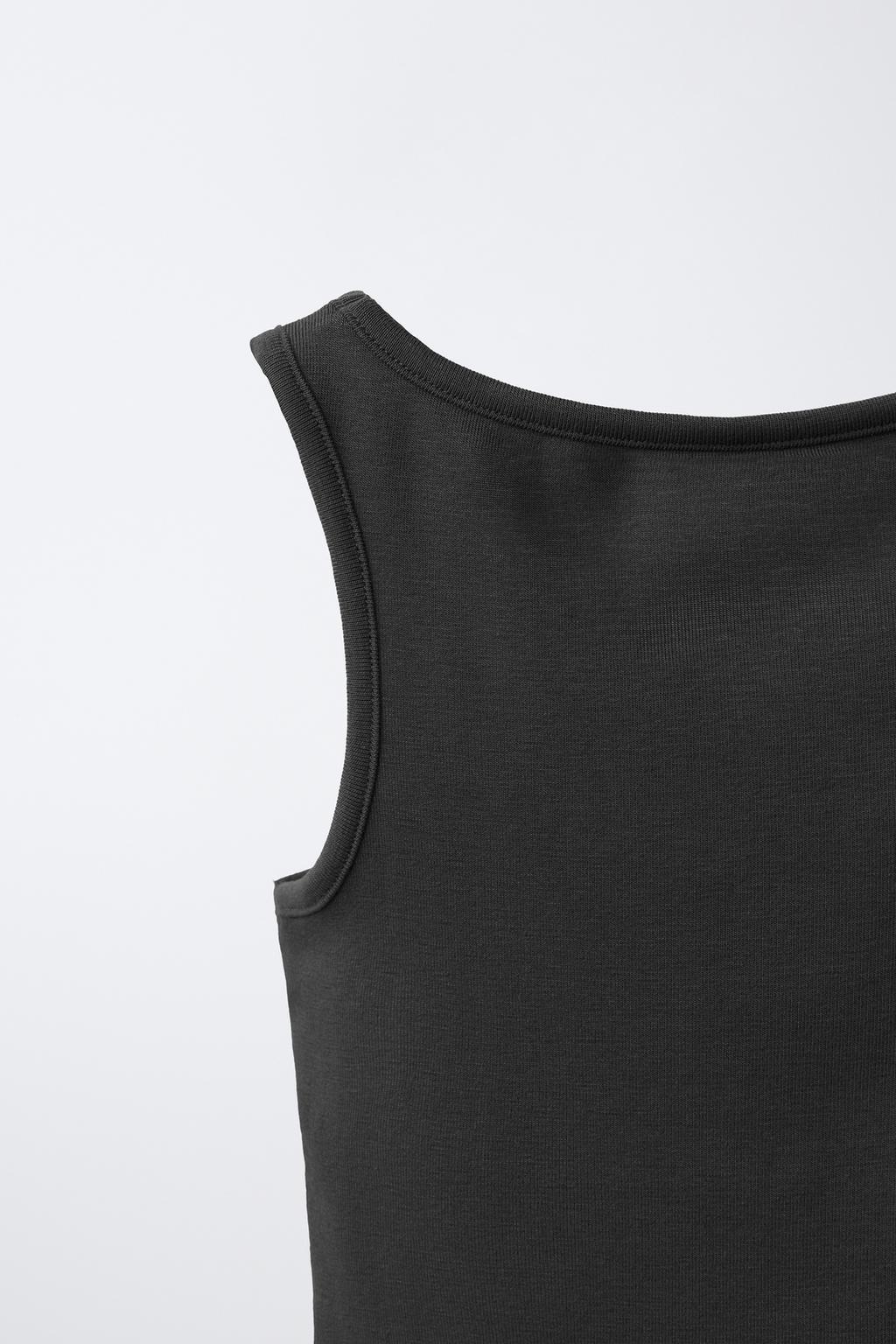 ОДНОТОННЫЙ ТОП ИЗ МОДАЛА