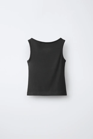 Однотонный топ из модала