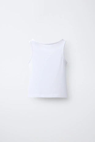 Однотонный топ из модала