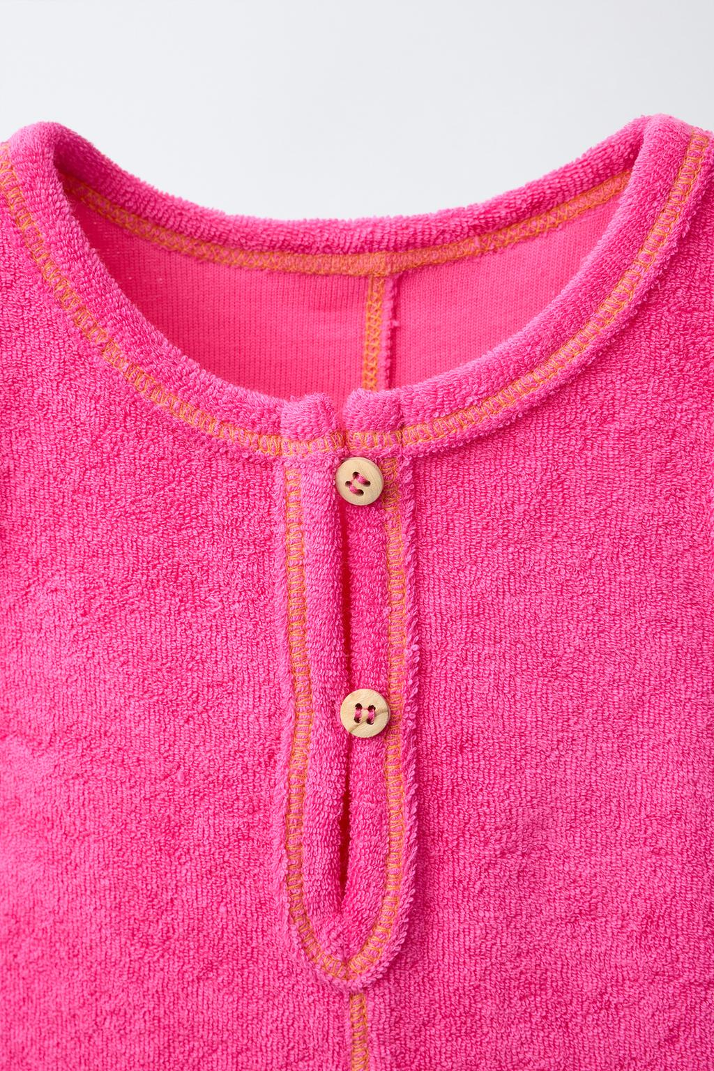 КОМБИНЕЗОН ИЗ МАХРОВОЙ ТКАНИ СО ЗВЕЗДАМИ