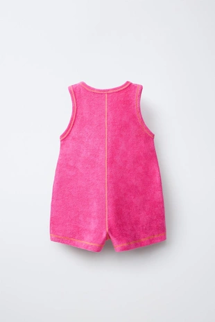 Комбинезон из махровой ткани со звездами