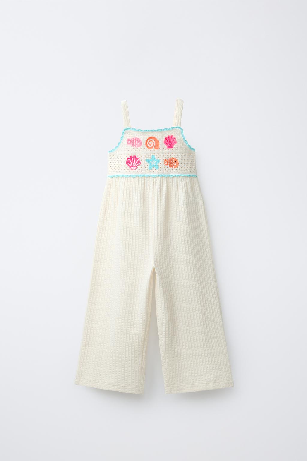 ДЛИННЫЙ КОМБИНЕЗОН С ВЫШИВКОЙ