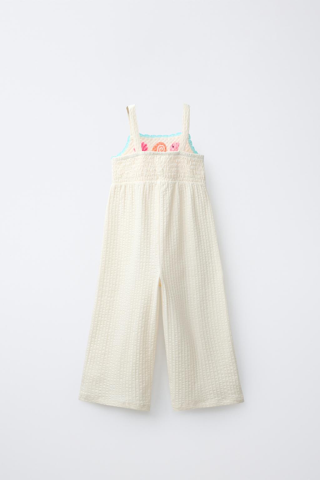 ДЛИННЫЙ КОМБИНЕЗОН С ВЫШИВКОЙ