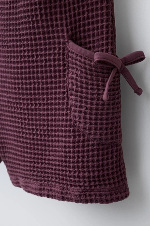 Короткий комбинезон из рифленой ткани с бантами- Заказать в России