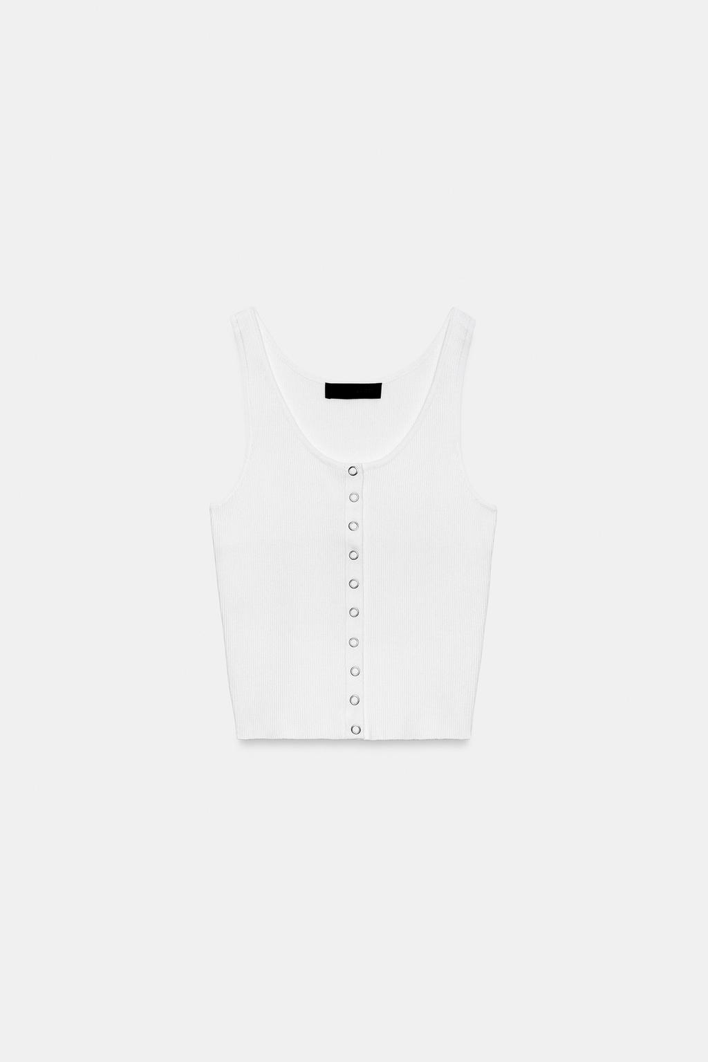 ТРИКОТАЖНЫЙ ТОП В РУБЧИК