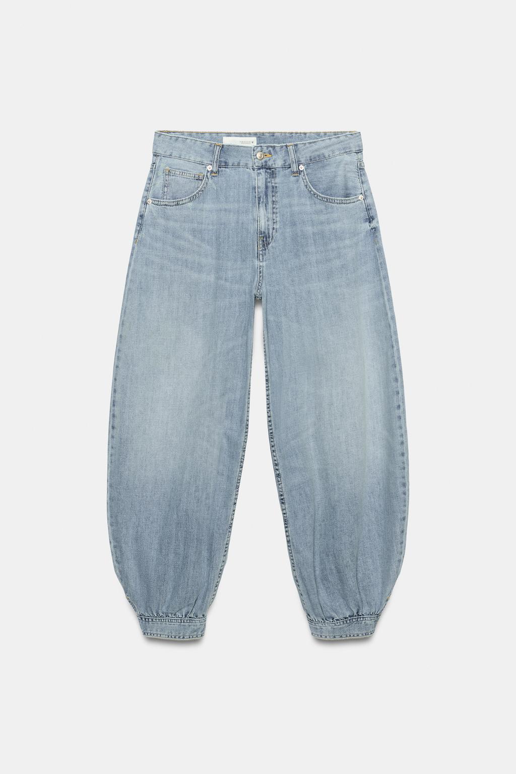 ДЖИНСЫ TRF BALLOON СО СРЕДНЕЙ ПОСАДКОЙ