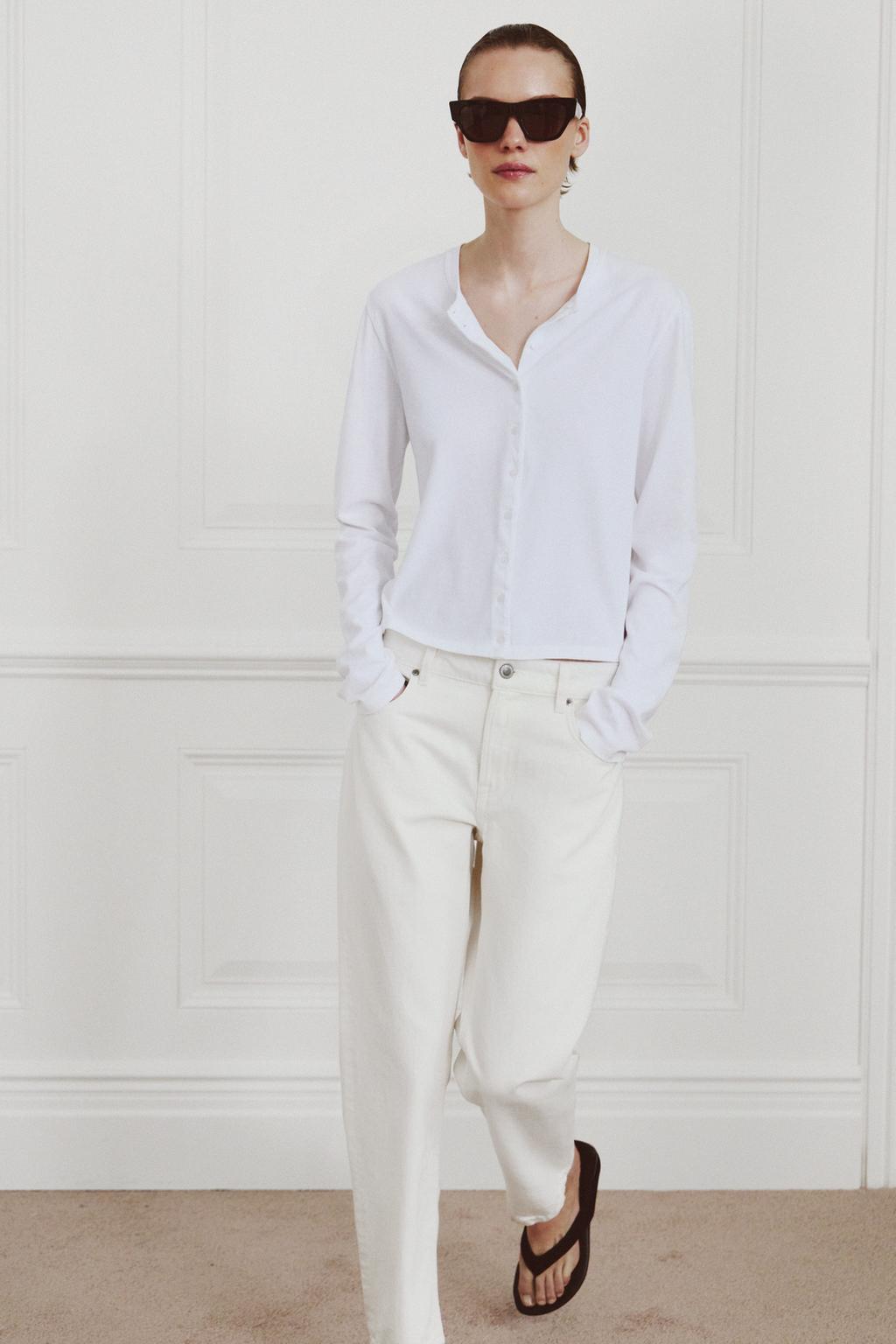 ДЖИНСЫ ZW COLLECTION CIGARRETE СО СРЕДНЕЙ ПОСАДКОЙ