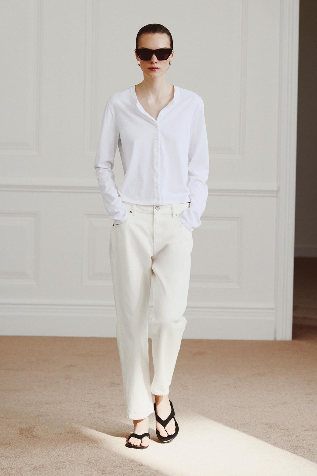 ДЖИНСЫ ZW COLLECTION CIGARRETE СО СРЕДНЕЙ ПОСАДКОЙ