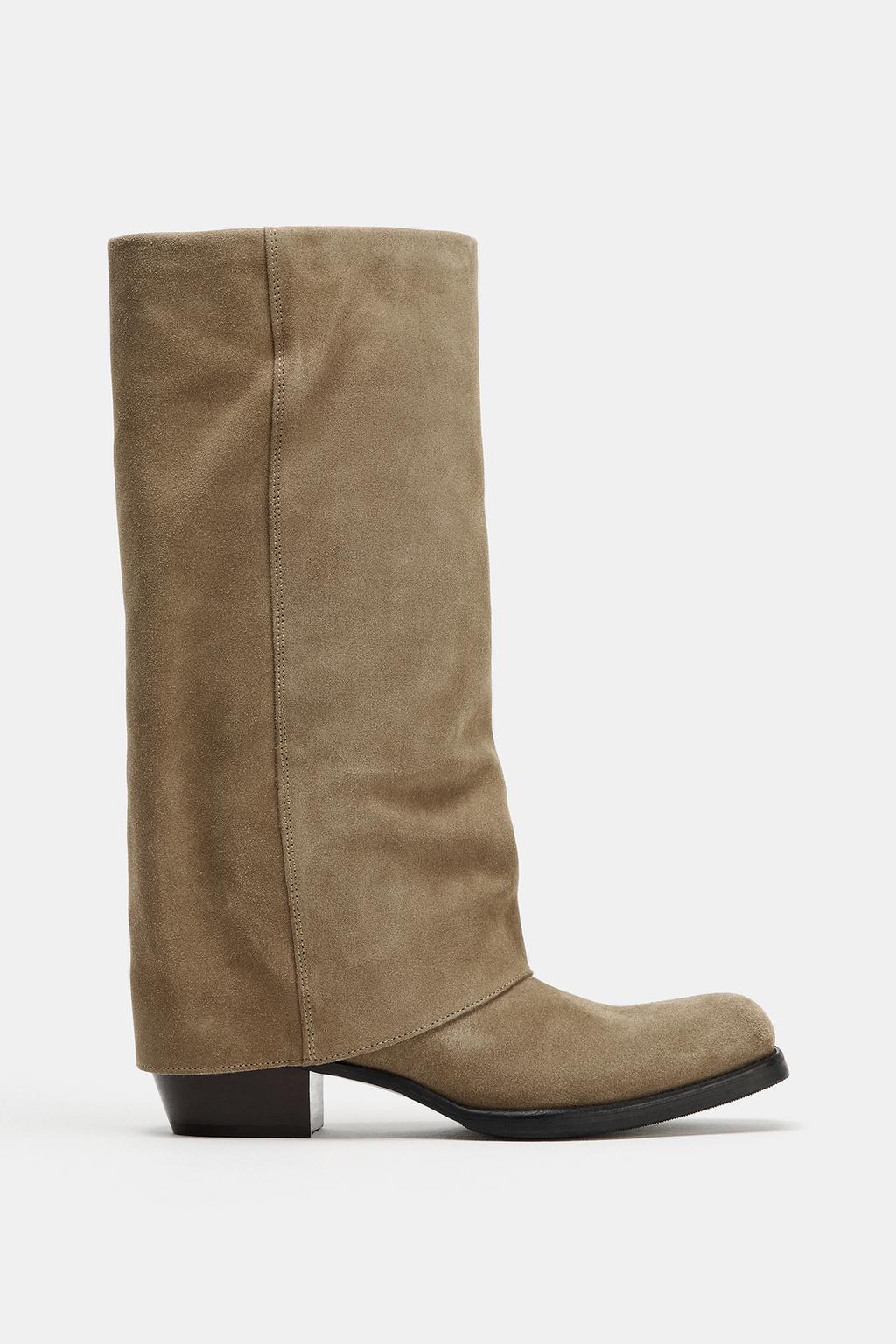 ЗАМШЕВЫЕ САПОГИ